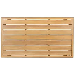 Fabrique de Styles Salon de jardin en acacia 3 places avec table écru - Cirina*Enfant Salons De Jardin|Jardin