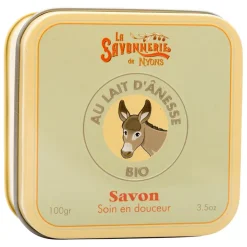 Fabrique de Styles Savon boîte métal lait d'anesse bio* Savon Solide
