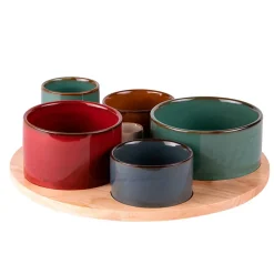 Fabrique de Styles Service apéritif en porcelaine - Elyas* Bols Et Coupelles