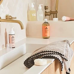 Fabrique de Styles Serviette de bain en coton couleur lin 70x130cm - Issey* Serviettes De Bain