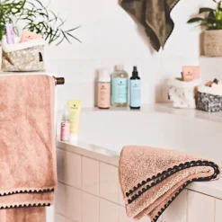 Fabrique de Styles Serviette de bain en coton 50x100cm - Issey* Serviettes De Bain