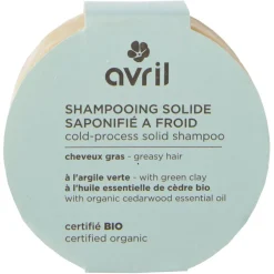 Fabrique de Styles Shampooing solide saponifié à froid cheveux gras 100g - certifié bio* Savon Solide