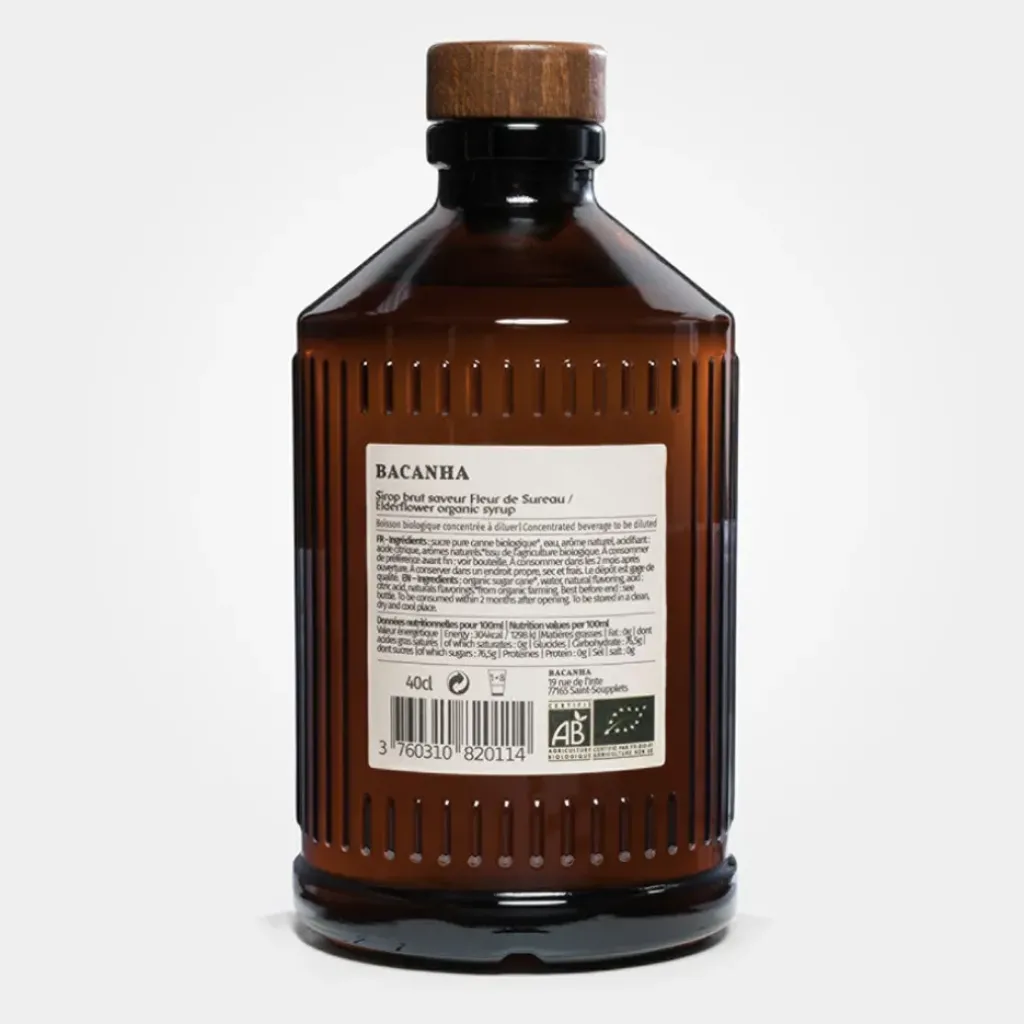 Fabrique de Styles Sirop Brut de Fleur de Sureau - 400 ml* Boissons Non Alcoolisés