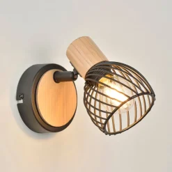 Fabrique de Styles Spot 1 lumière en métal h13cm mat noir - kento* Appliques