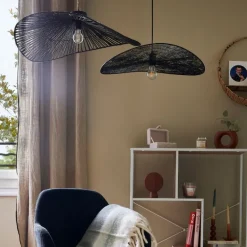 Fabrique de Styles Suspension en corde de papier et fer d71cm - Calyp* Suspensions