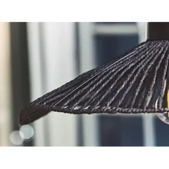 Fabrique de Styles Suspension en corde de papier et fer d50cm - Calyp* Suspensions