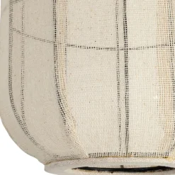 Fabrique de Styles Suspension en coton et fer écru non électrifiée d28xh35cm - Enigma* Suspensions