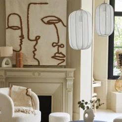 Fabrique de Styles Suspension en polyester et fer h45cm - Organic* Suspensions