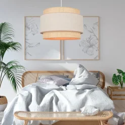 Fabrique de Styles Suspension en raphia et coton d38cm pyla - milo* Suspensions