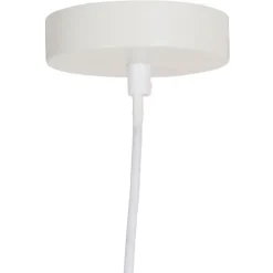 Fabrique de Styles Suspension en verre et fer d25x16cm écru - Atelier* Suspensions