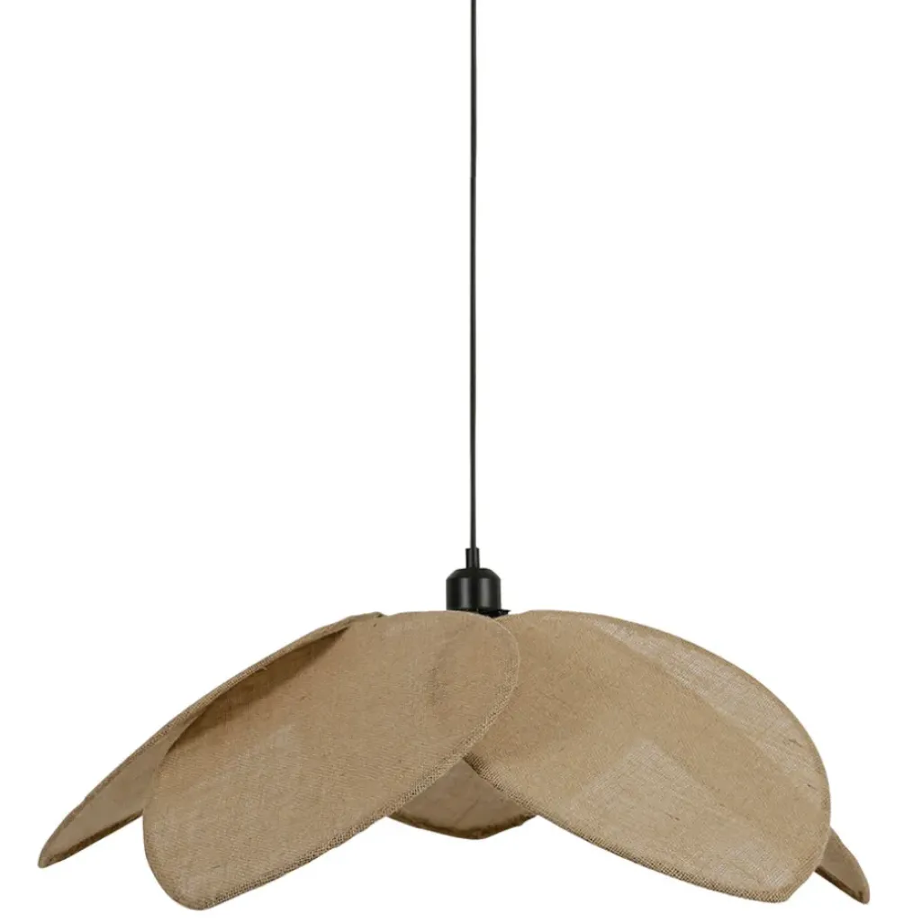 Fabrique de Styles Suspension japandi en jute couleur lin d110cm - Japandi* Suspensions