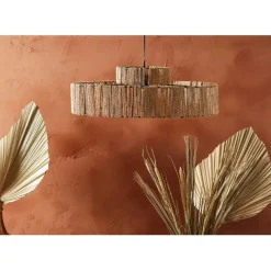 Fabrique de Styles Suspension en fer et corde de papier d55cm - Calyp* Suspensions