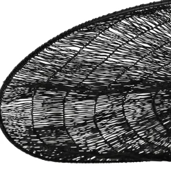 Fabrique de Styles Suspension non electrique en fer naturel et noir d80cm - Organic* Suspensions