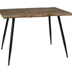 Fabrique de Styles Table à manger en bois MDF et pieds en fer 110x75cm - Forest* Table De Salle À Manger
