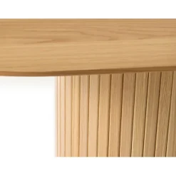 Fabrique de Styles Table à manger ovale en placage chêne 180x95cm - Nola* Table De Salle À Manger