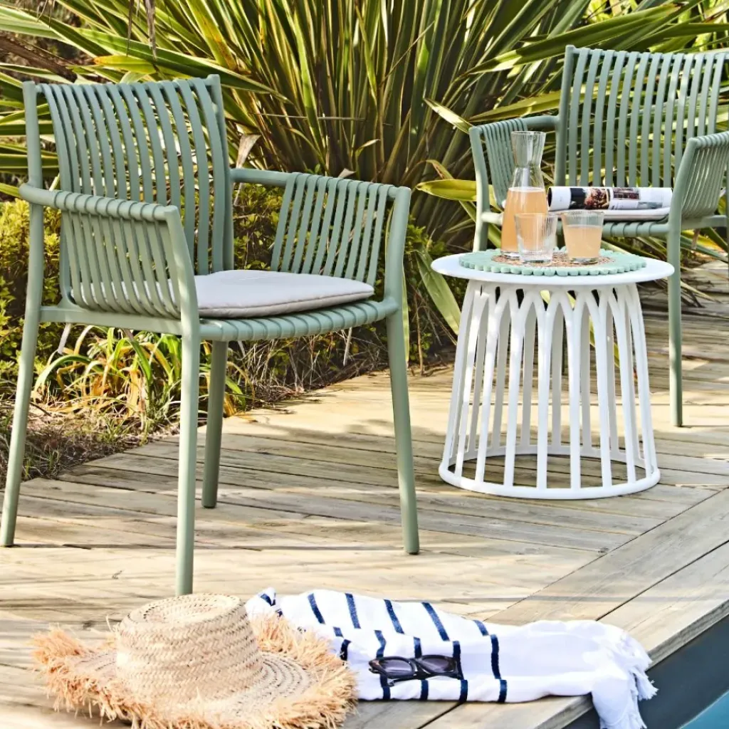 Fabrique de Styles Table basse de jardin ronde d50cm - Lumi*Enfant Tables Basses, Guéridons|Jardin