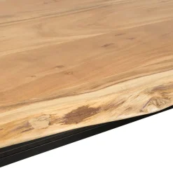 Fabrique de Styles Table basse en acacia et pieds en fer noir - Brooklyn* Table Basses