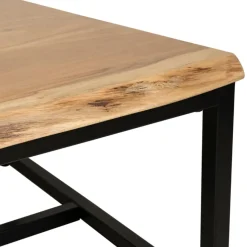 Fabrique de Styles Table basse en acacia et pieds en fer noir - Brooklyn* Table Basses