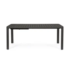 Fabrique de Styles Table de jardin avec allonge en aluminium 180(+60)x100cm - Kiplin*Enfant Tables De Jardin|Jardin