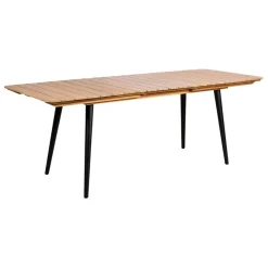 Fabrique de Styles Table de jardin avec rallonge en acacia écru 210-160x80cm - Santo*Enfant Tables De Jardin|Jardin