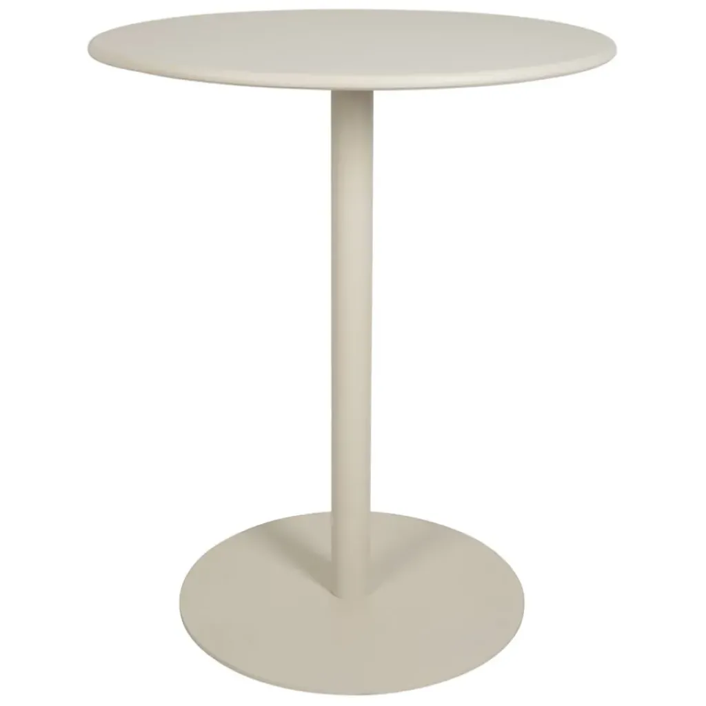 Fabrique de Styles Table de jardin ronde en acier écru d60cm - Ajay*Enfant Tables De Jardin|Jardin