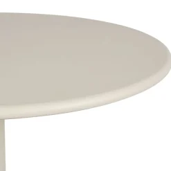 Fabrique de Styles Table de jardin ronde en acier écru d60cm - Ajay*Enfant Tables De Jardin|Jardin