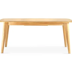 Fabrique de Styles Table de repas avec allonge intégrée en chene naturel 180(+50)x100xh76cm - Sublime* Table De Salle À Manger