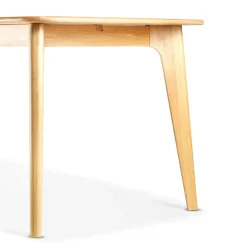 Fabrique de Styles Table de repas avec allonge intégrée en chene naturel 180(+50)x100xh76cm - Sublime* Table De Salle À Manger