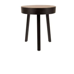 Fabrique de Styles Table d'appoint ronde en teck - Suri* Bouts De Canapé Et Tables D'appoint