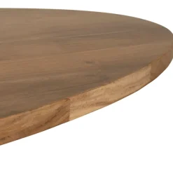 Fabrique de Styles Table ovale en acacia et pieds en fer noir 190x90cm - Brooklyn* Table De Salle À Manger