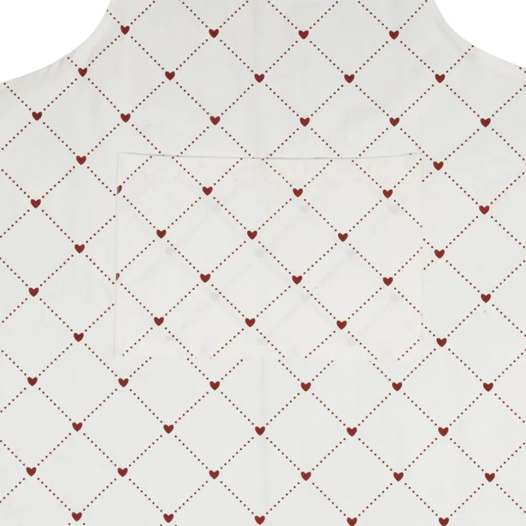 Fabrique de Styles Tablier en coton petits cœurs et blanc* Torchons, Tabliers Et Maniques