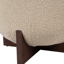 Fabrique de Styles Tabouret coffre en tissu et pin - Alpinia* Poufs Et Tabourets
