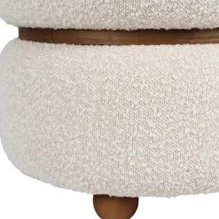Fabrique de Styles Tabouret en tissu et pin - Alpinia* Poufs Et Tabourets