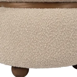 Fabrique de Styles Tabouret en tissu et pin - Alpinia* Poufs Et Tabourets