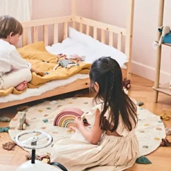 Fabrique de Styles Tapis à pois tufté d100cm coton - sweet dream*Enfant Déco