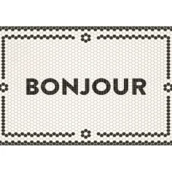 Fabrique de Styles Tapis en vinyle bonjour 49.5x79cm* Tapis