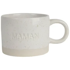 Fabrique de Styles Tasse à thé maman en grès écru moucheté 30cl* Tasses Et Mugs