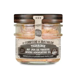 Fabrique de Styles Terrine au jus de truffe noire 220g* Conserverie