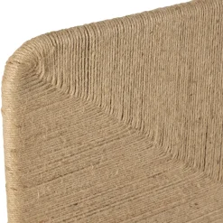 Fabrique de Styles Tete lit en jute naturel et fer noir 160x98cm - Maderia* Têtes De Lit Et Paravents