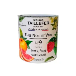 Fabrique de Styles Thé noir thé vert jasmin fraise pamplemousse boite 60g - n°9* Cafés, Thés Et Infusions