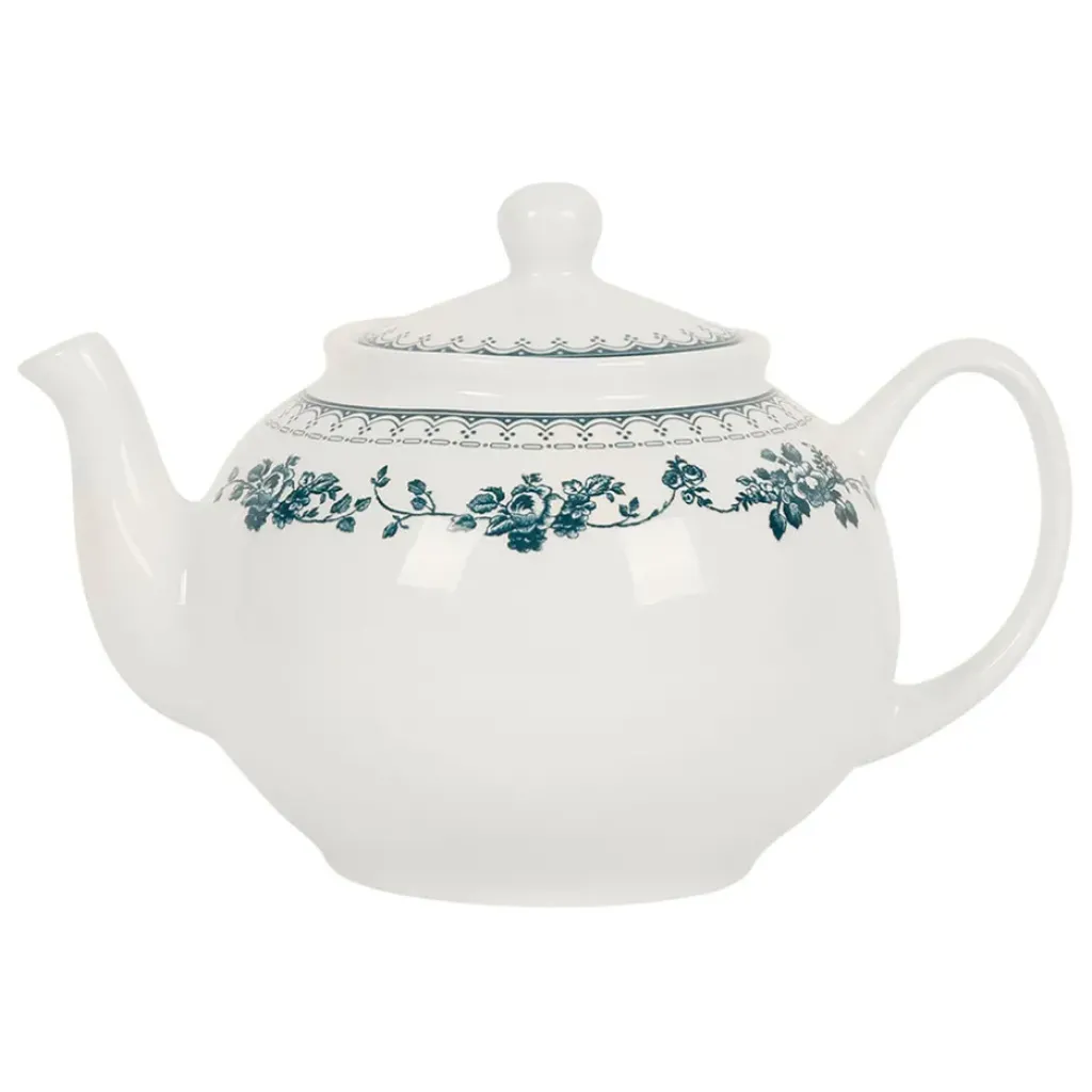 Fabrique de Styles Theiere anglaise en faïence et bleu ancien - Faustine* Théières Et Cafetières