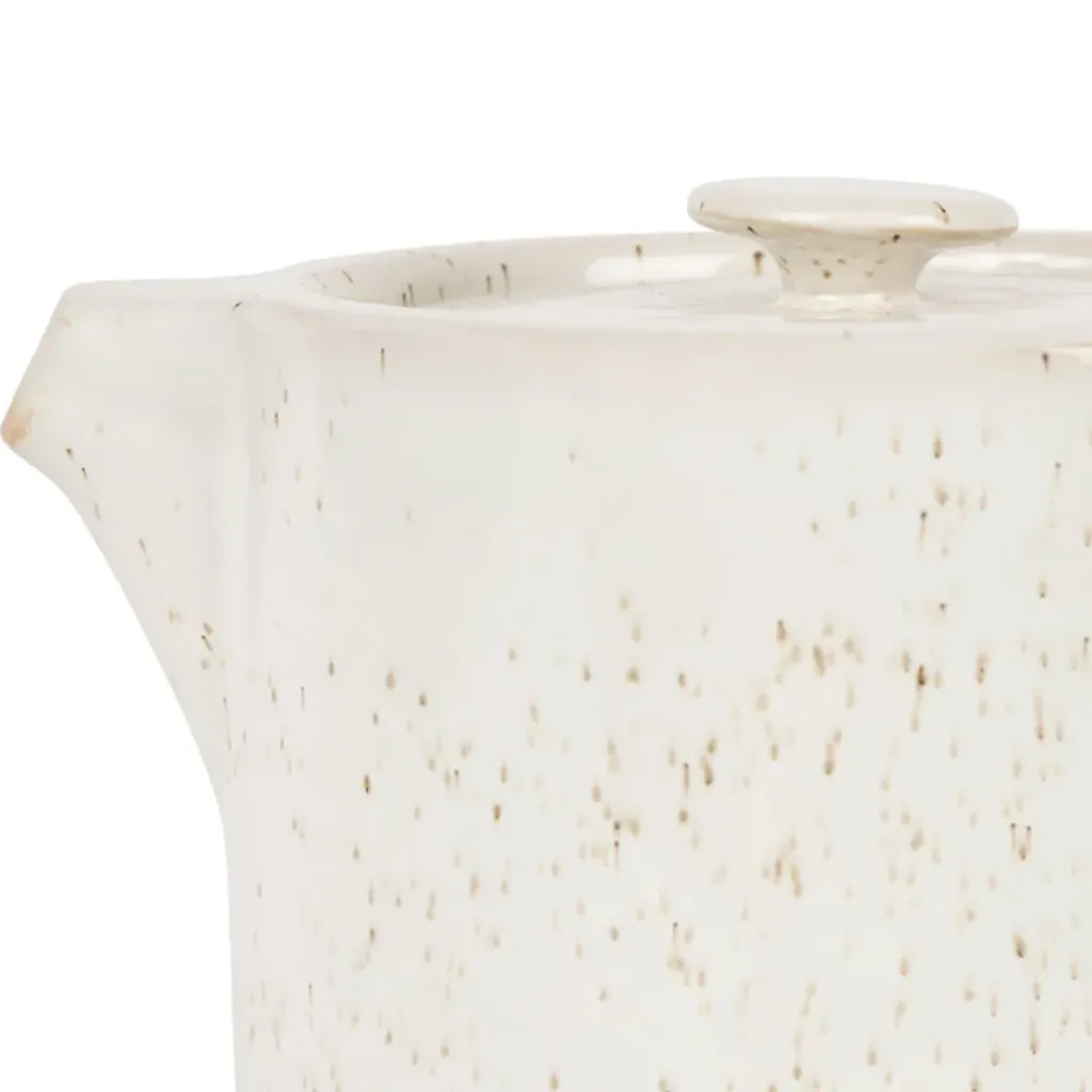 Fabrique de Styles Théière en grès moucheté et bois avec filtre - nordika* Théières Et Cafetières