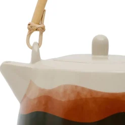 Fabrique de Styles Théière et vert en porcelaine avec filtre 1.3l - sweet leaves* Théières Et Cafetières