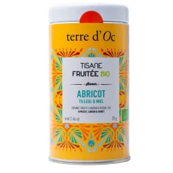 Fabrique de Styles Tisane abricot tilleul fraise- pot en métal - 70g ab* Cafés, Thés Et Infusions