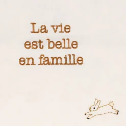 Fabrique de Styles Torchon en coton écru et brun 70x50cm - La Ferme* Torchons, Tabliers Et Maniques