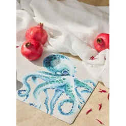 Fabrique de Styles Torchon en coton (x3) faune marine blanc et 50x70cm* Torchons, Tabliers Et Maniques