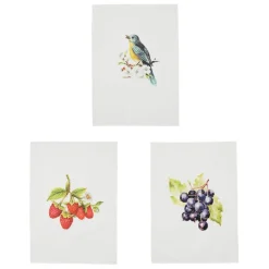 Fabrique de Styles Torchon en coton (x3) faune et flore 50x70cm* Torchons, Tabliers Et Maniques