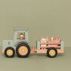 Fabrique de Styles Tracteur avec remorque en bois - Little Farm*Enfant Jouets