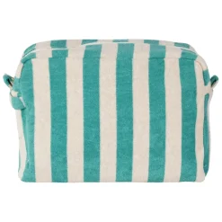 Fabrique de Styles Trousse de toilette en coton et polyester émeraude - Palma* Pochettes Et Housses