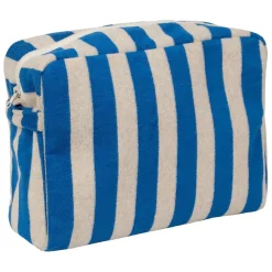 Fabrique de Styles Trousse de toilette en coton rayée et blanc - Palma* Pochettes Et Housses